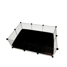 C&C Modular cage 3x2 110x75 cm guinea pig, hedgehog, black