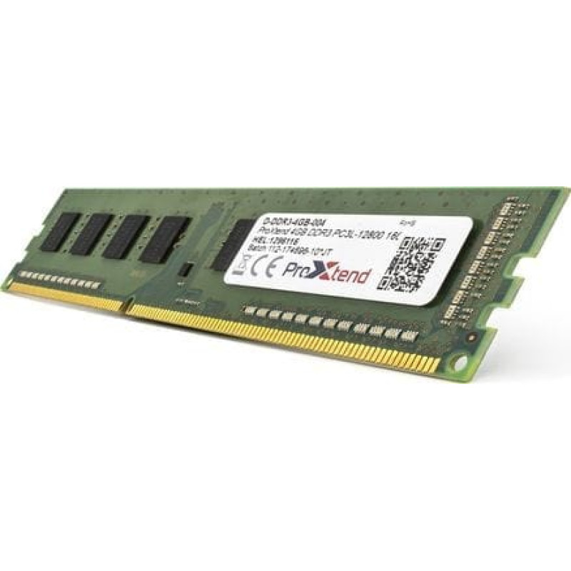 Proxtend Pamięć ProXtend DDR3L, 4 GB, 1600MHz,