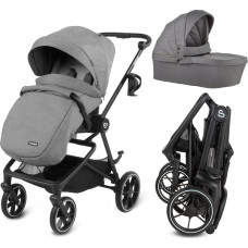 Kinderkraft Wózek KinderKraft WÓZEK GŁĘBOKO-SPACEROWY VELMONT GRAY 5906601700569