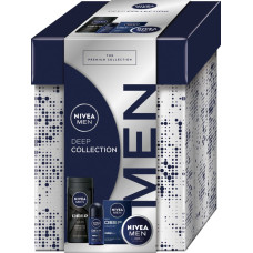 Alkotest NIVEA_SET Deep Collection krem uniwersalny 75ml + antyperspirant roll-on 50ml + żel pod prysznic 250ml + woda po goleniu 100ml