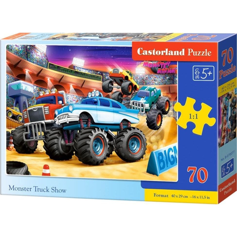 Castorland Puzzle 70 Monster Truck Show CASTOR