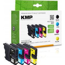 KMP Tusz KMP KMP MULTIPACK B65V - 4er-Pack - Schwarz, Gelb, Cyan, Magenta - kompatibel - Tintenpatrone - fur Brother DCP-J125, DCP-J140, DCP-J315, DCP-J515, MFC-J220, MFC-J265, MFC-J410, MFC-J415