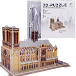 Jokomisiada Puzzle 3D Katedra Notre-Dame 77-elementów Puzzle przestrzenne Paryż ZA5402