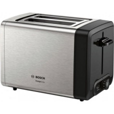 Bosch Toster Bosch Bosch DesignLine Toaster TAT4P420 Power 970 W, Number of slots 2, Housing material Stainless Steel, Stainless steel/Black