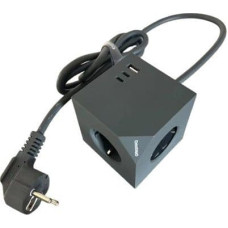 Microconnect Power Cube, 3 Schuko outlets