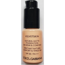 Dolce & Gabbana Dolce & Gabbana, Velvetskin, Matte, Liquid Foundation, 210, SPF 30, 30 ml For Women