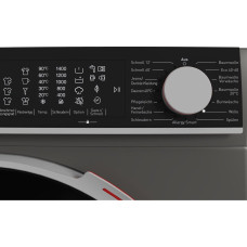 Sharp Pralka do zabudowy Sharp Sharp ES-MNFL814CAA-DE, washing machine (grey, microplastic filter, advanced inverter motor)