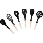 Stoneline Zmywarka Stoneline Stoneline Natural Line 21582 Kitchen utensil set, 6 pc(s), Dishwasher proof, Black/Beige