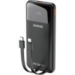 Dudao Powerbank Dudao K15Pro 20000mAh 22.5W PD USB-C / USB-A / wbudowane kable Lightning i USB-C - czarny