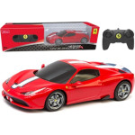 Rastar Auto Sportowe RC 1:24 Zdalnie Sterowane Ferrari 458 Speciale Czerwone Rastar