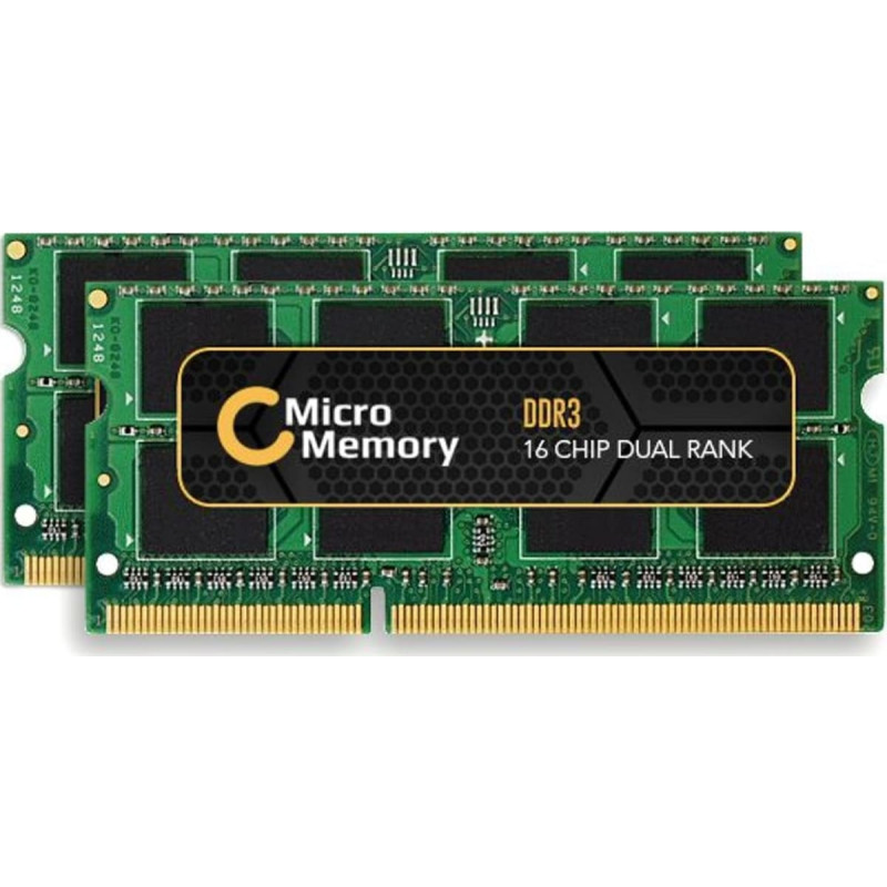 Micromemory Pamięć dedykowana MicroMemory 8GB KIT DDR3 1333MHZ SO-DIMM - MMA8218/8GB