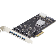 Startech .COM 4-Port USB PCIe Karte USB 3.2 5Gbps PCI Express Karte mit 4 unabh�ngigen USB-Controllern 4 USB-A Anschlusse