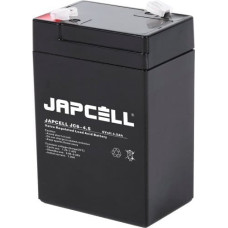 Voltage Japcell AGM-batteri 6V - JC6-4.5, 4,5Ah 4,8mm terminaler blybatteri