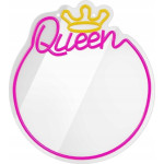 Forever Neon MIRROR LED QUEEN warm white pink FMNE04 Forever Light