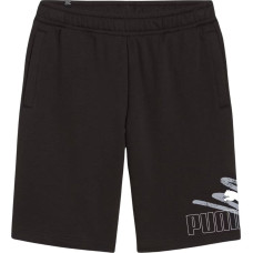 Puma Spodenki męskie Puma ESS  Logo Lab Graphic Shorts 10 czarne 678989 01 2XL