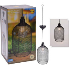 Progarden Wisząca lampa solarna LED do ogrodu, metalowa, 15 cm Lumarko