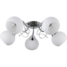 Italux Lampa sufitowa Italux Lampa przysufitowa chrom do salonu Italux Masseri PND-6895-5