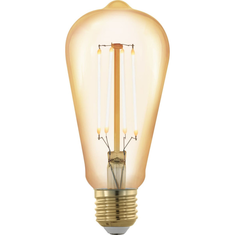 Eglo E27 ST64 teardrop bulb with warm white light - 2200 K