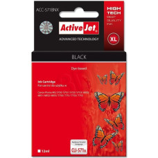 Activejet ACC-571BNX ink for Canon printer; Canon CLI-571Bk XL replacement; Supreme; 12 ml; black