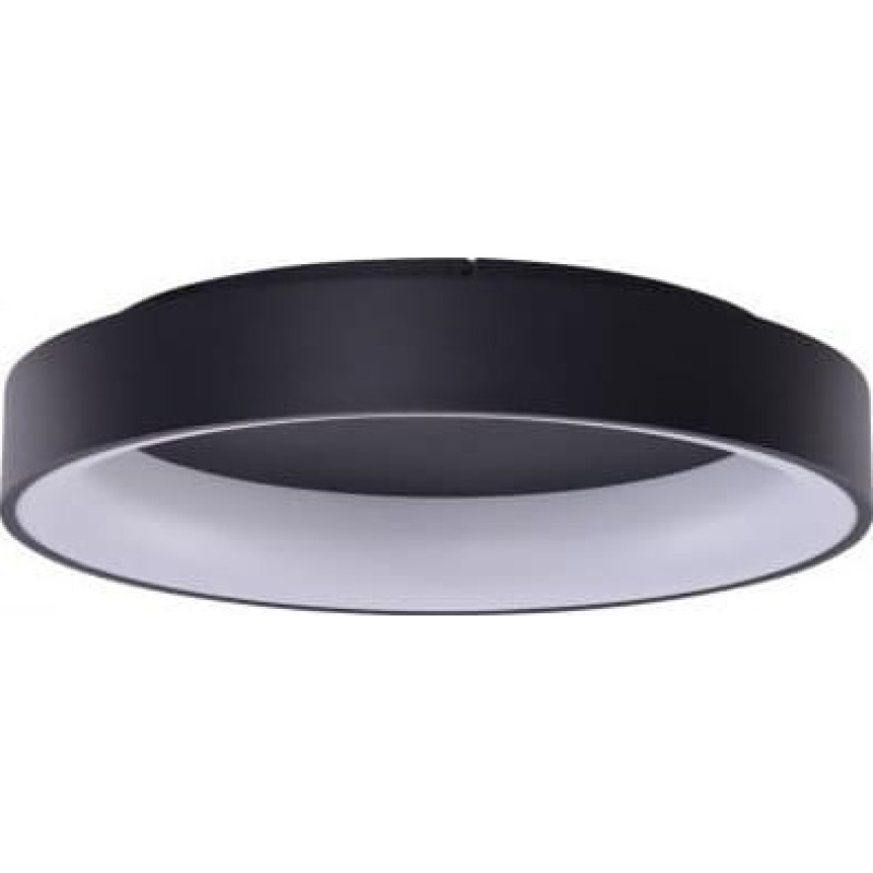 Azzardo Lampa sufitowa Azzardo Sufitowa lampa pokojowa Solvent LED 42W na pilota czarna