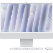 Apple iMac Z1EJ 59,62cm 23,5Zoll Nano Glas M4 10C CPU/10C GPU/16C N.E. 24GB 2TB SSD Gbit Eth MM NumKey TID DE Silber