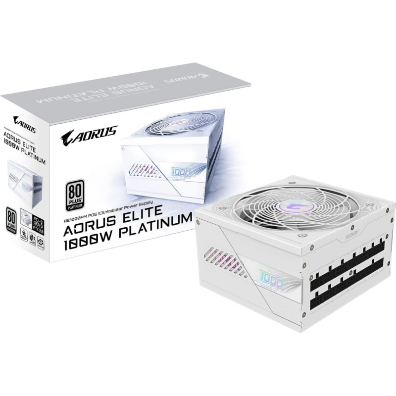 Gigabyte PSU GBT 1000W Aorus 80+ Platinum FM ATX3.1 ICE PCIe 5.1