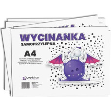 Wektor Wycinanka samoprzylepna A4 (10szt)