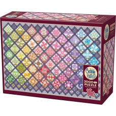 Cobble Hill Puzzle 2000 Tęczowy patchwork