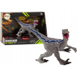 Leantoys Figurka LeanToys Dinozaur Figurka Kolekcjonerska Velocitaptor Siwy 1El