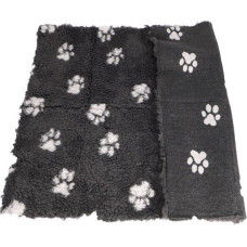 Active Canis Vetbed Medium, grey with paws