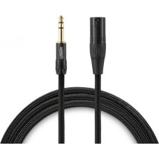 Warm Audio PREM-XLRM-TRSM-3 audio cable 0.9 m 6.35mm TRS XLR Black