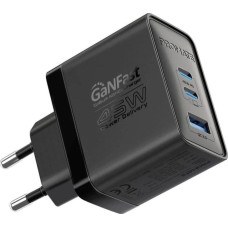 Promate PowerPort-45 GaNFast™ Wall Charger 45W / QC3.0 / PD45W