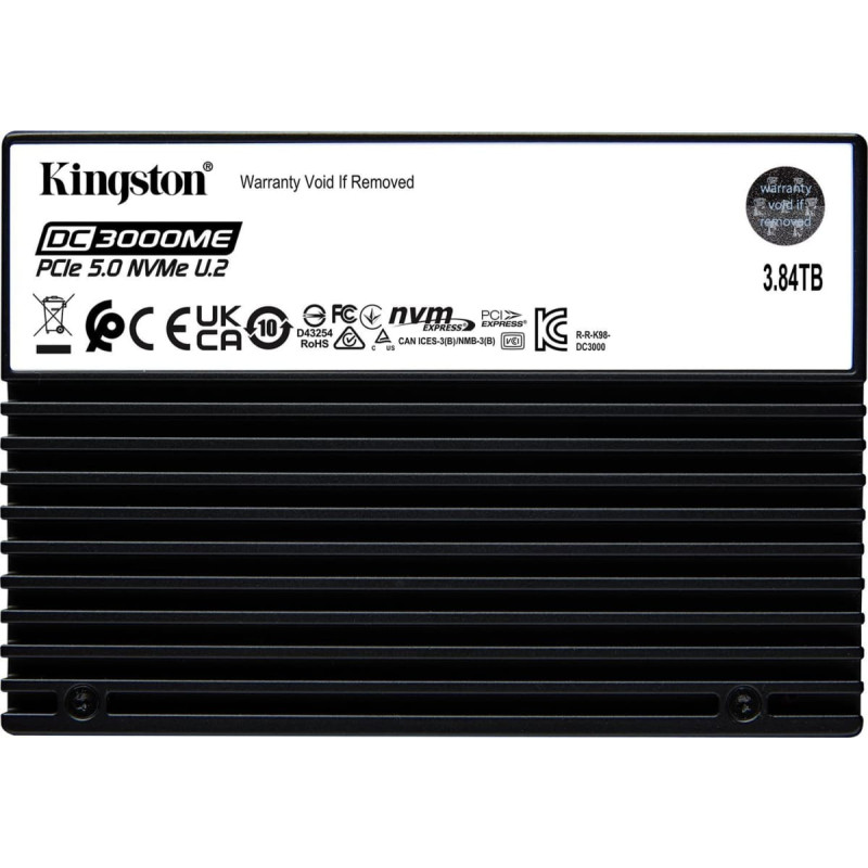 Kingston 3.84TB DC3000ME U.2 PCIe 5.0 NVMe TCG Opal Enterprise SSD