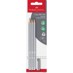 Faber-Castell FABER-CASTELL Bleistift Grip 2001 HB 3x +Radierer BK