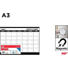 2X3 Planer magnetyczny A3 miesięczny EDUKAMP