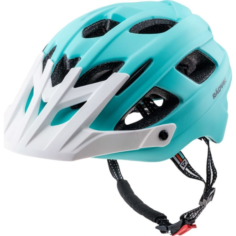 Radvik Kask Kurer Blue Radiance/white r. M