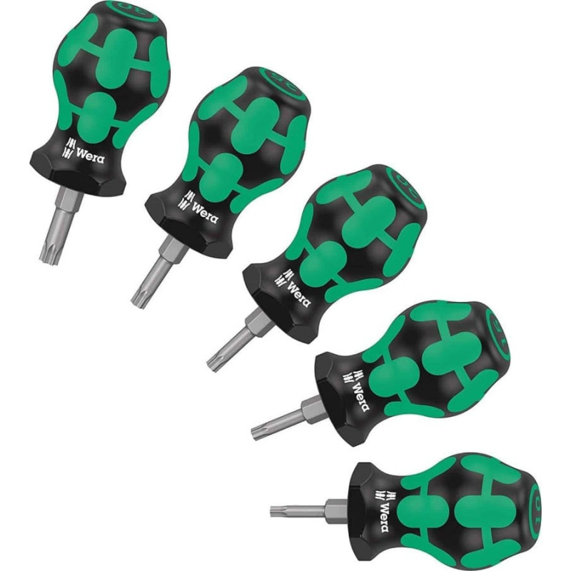 Wera zestaw wkrętaków krótkich torx 5 elementów Stubby Set TX 1 (5008876001)