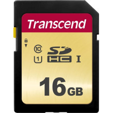 Transcend Karta Transcend 500S SDHC 16 GB Class 10  (TS16GSDC500S)