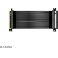 Akasa PCIe x16, 0.2m, Czarny (AK-CBPE01-20B)