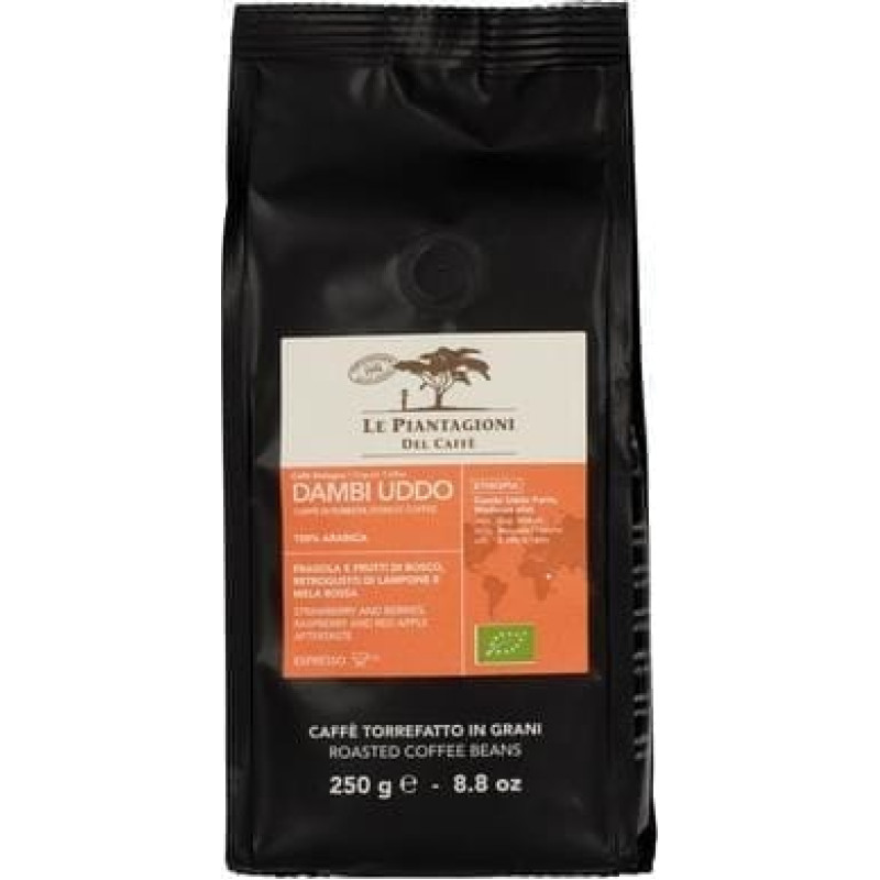 Le Piantagioni Del Caffe Kawa ziarnista Le Piantagioni del Caffe Ethiopia Dambi Uddo Org 250 g