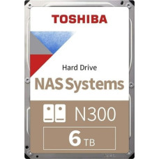 Toshiba Dysk serwerowy Toshiba N300 6 TB 3.5'' SATA III (6 Gb/s)  (HDWG460UZSVA)
