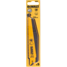 Dewalt Brzeszczoty do pilarek szablowych BIM 152mm podz. 1,8mm 5szt. DT2356