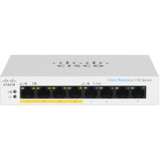 Cisco CBS110-8PP-D Unmanaged L2 Gigabit Ethernet (10/100/1000) Power over Ethernet (PoE) Grey