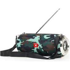 Gembird SPK-BT-17 portable Bluetooth speaker with FM-radio, camo