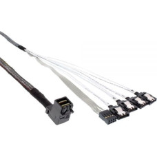 Inline SFF 8643 - SATA x4, 0.5m, Szary (27631A)