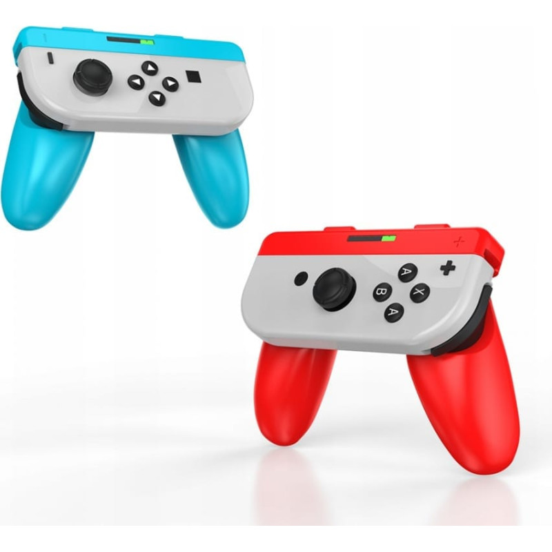 JYS 2x Handgrip Uchwyty Joy-cony Nintendo Switch Oled / Ns226 / Niebieski-czerwony