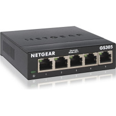 Netgear GS305 Unmanaged L2 Gigabit Ethernet (10/100/1000) Black