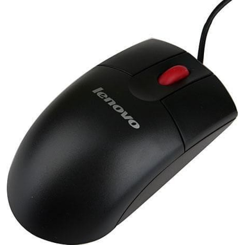 Lenovo Mysz Lenovo Mouse Optical Wheel USB (01MP505)