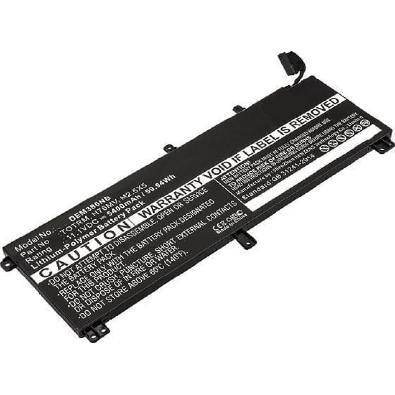 Microbattery Bateria MicroBattery Laptop Battery for Dell