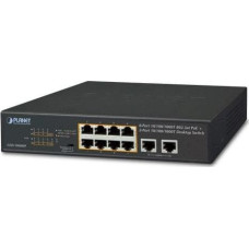 Planet GSD-1008HP network switch Unmanaged Gigabit Ethernet (10/100/1000) Power over Ethernet (PoE) 1U Blue